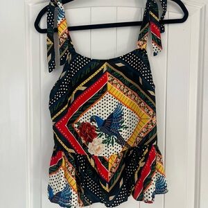 Farm RIO Carmen blouse XS NWT